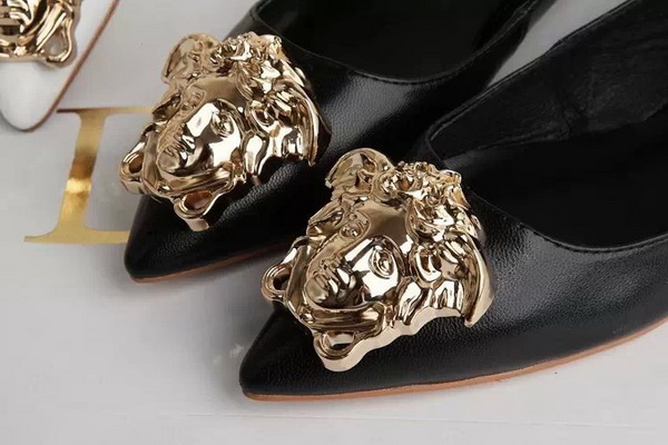 V Shallow mouth flat shoes Women--007